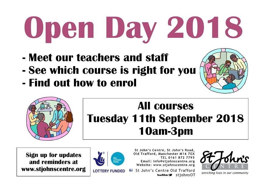 Open Day 2018 poster