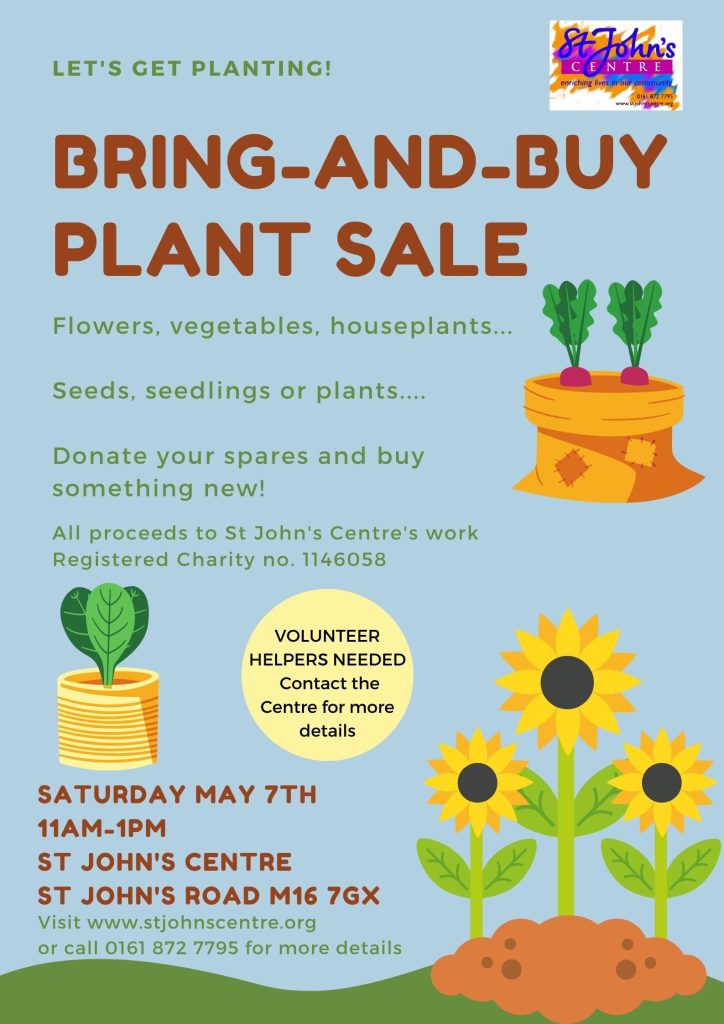 Bring-and-Buy Plant Sale - St John's Centre